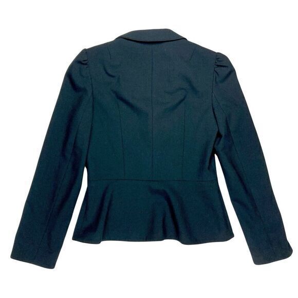 Rebecca Taylor Jacket Womens 6 Black Preppy Academia Country Club Capsule Blazer - Picture 6 of 16